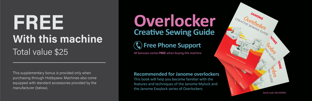 Janome MyLock 544D Four Thread Differential Feed Overlocker