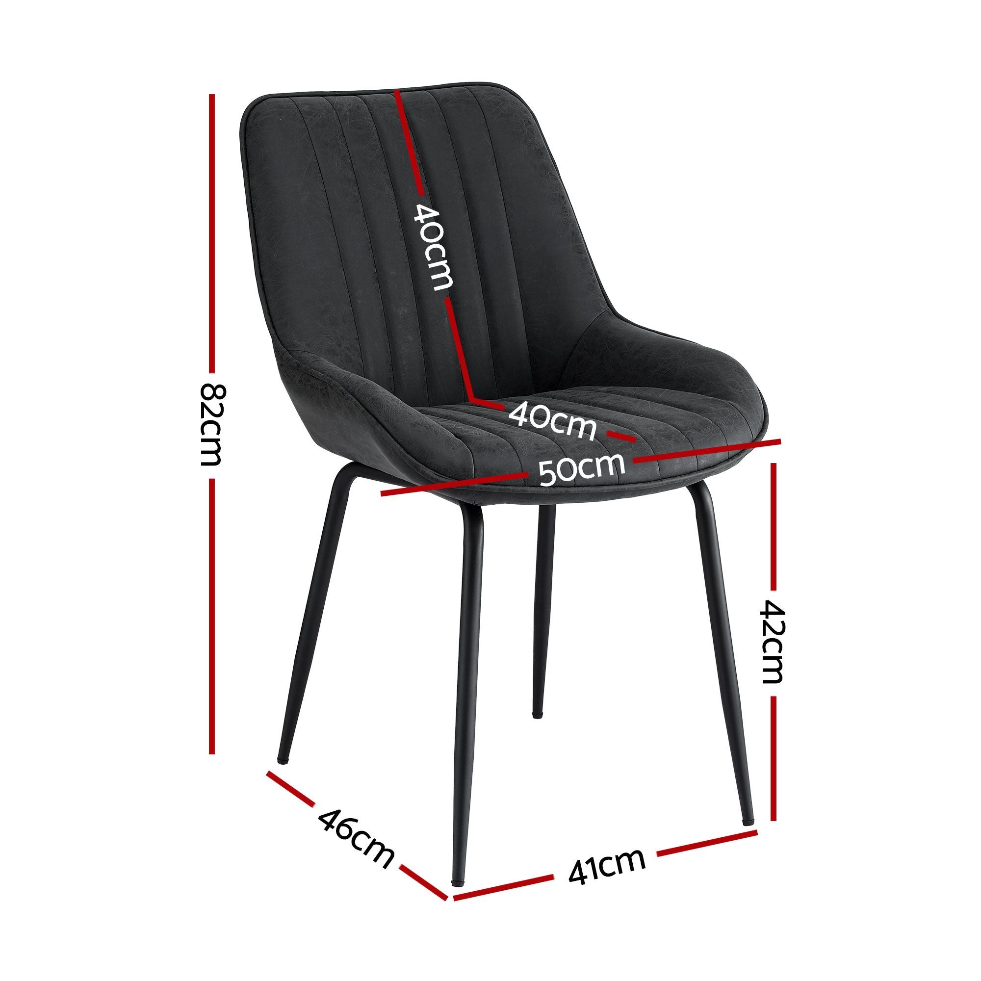 Artiss 5-Piece Foldable Dining Table & Chair Set | Gateleg Table with 2 Drawers & 4 PU Leather Chairs | Black & White
