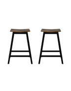 Artiss Bar Stools Set of 2 – Industrial Rustic Kitchen Counter Stools