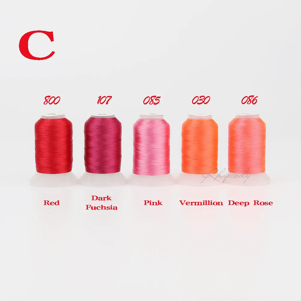 40WT Polyester Embroidery Thread Filament Threads