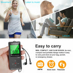 Portable AM/FM Mini Sports Radio with Pedometer & LED Display – Pocket Radio for Walking & Running