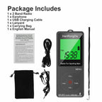 Portable AM/FM Mini Sports Radio with Pedometer & LED Display – Pocket Radio for Walking & Running