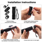 UV Blacklight Flashlight – 12 LED 395nm Pet Urine & Stain Detector | Waterproof