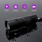 UV Blacklight Flashlight – 12 LED 395nm Pet Urine & Stain Detector | Waterproof