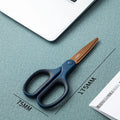 7 inch titanium-plated scissors with green handles