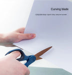 7 Inch Titanium-Plated Scissors – Blue & Green
