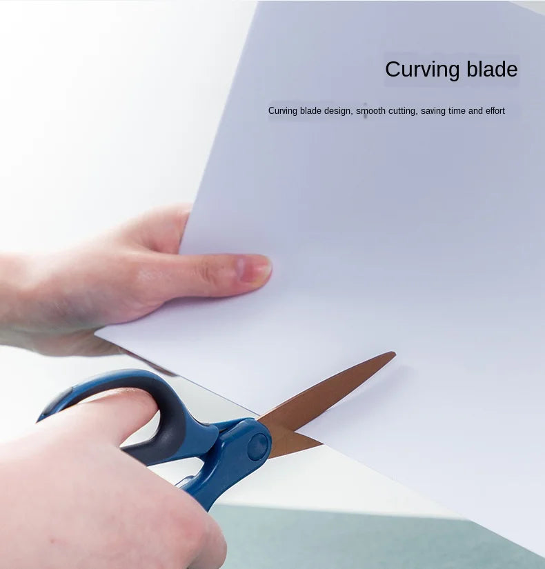 7 Inch Titanium-Plated Scissors – Blue & Green