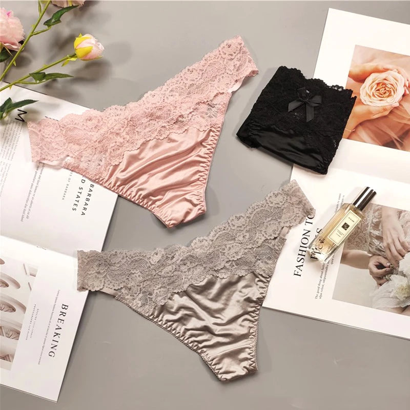 Underwear Women Sexy Lace Thong Pants