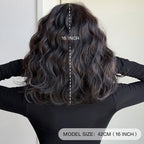 Dark Brown Curly Wigs for Women