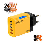 GaN USB-C Charger 5-in-1 Fast Charging Multi-Port Hub