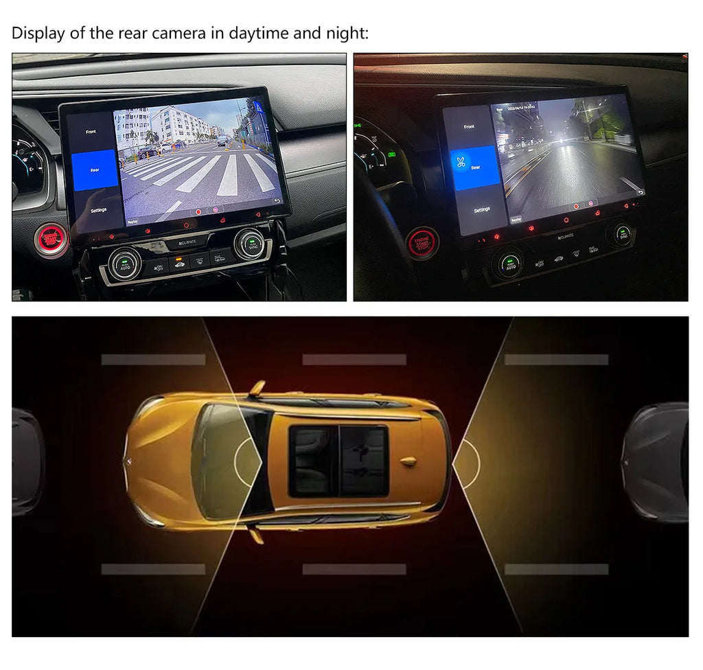 Joying 1080p AR Front and Rear Dash Camera