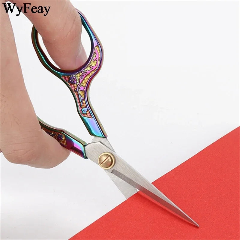Retro Vintage Embroidery Scissors — Stainless Steel 5 Inch