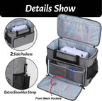 Sewing Machine Carrying Case with Multiple Storage Pockets