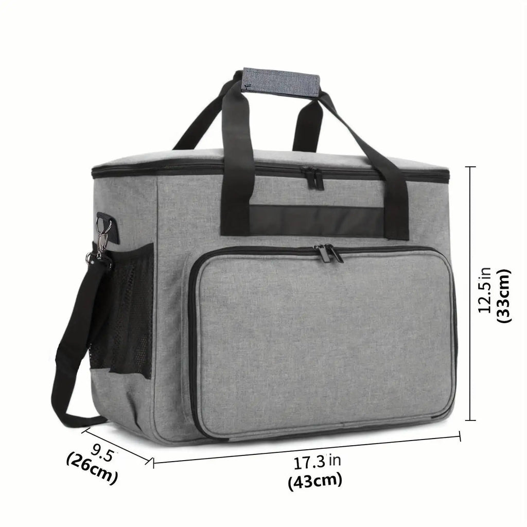 Sewing Machine Carrying Case with Multiple Storage Pockets