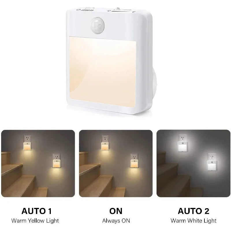 Motion Sensor Night Light - Dimmable LED with AU Plug-