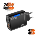 GaN USB-C Charger 5-in-1 Fast Charging Multi-Port Hub