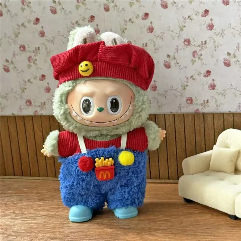 15-17cm For Labubu Doll Mini Clothes