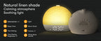 Wake Up Light Sunrise Alarm Clock — Sunset Simulation, White Noise, FM Radio & Dimmable RGB Night Light