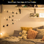 LED Fairy Lights with Photo Clips | USB or Battery Powered | White & Warm White