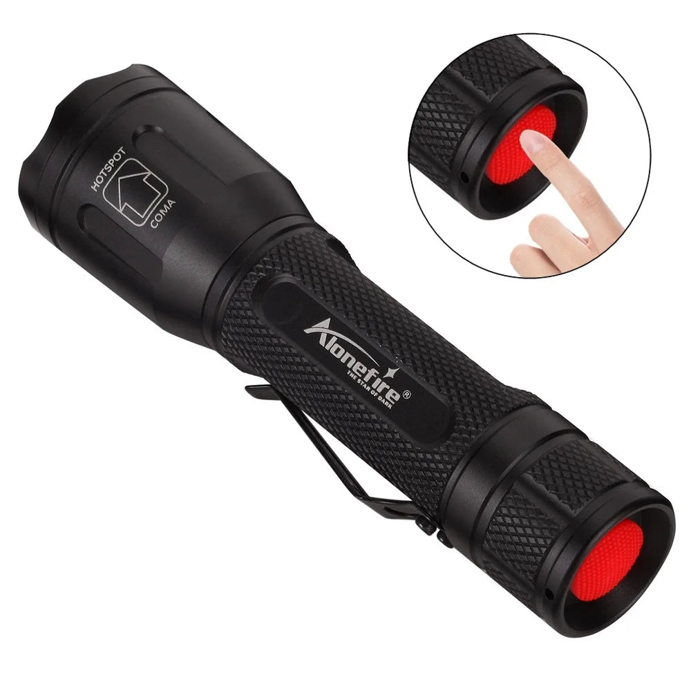 Alonefire X32 4-in-1 Multicolour LED Flashlight – Red, Blue, Green & White