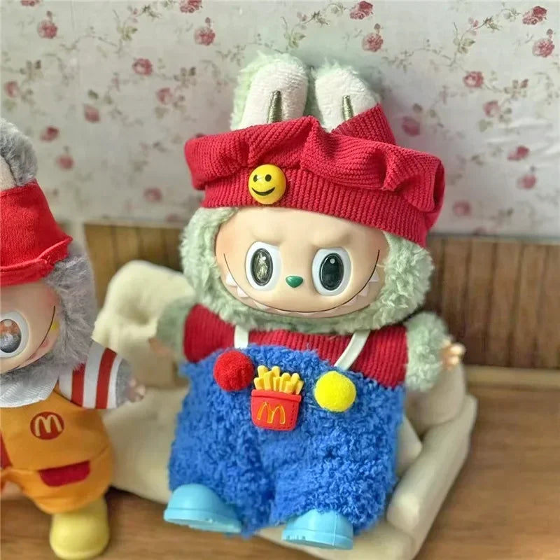 15-17cm For Labubu Doll Mini Clothes