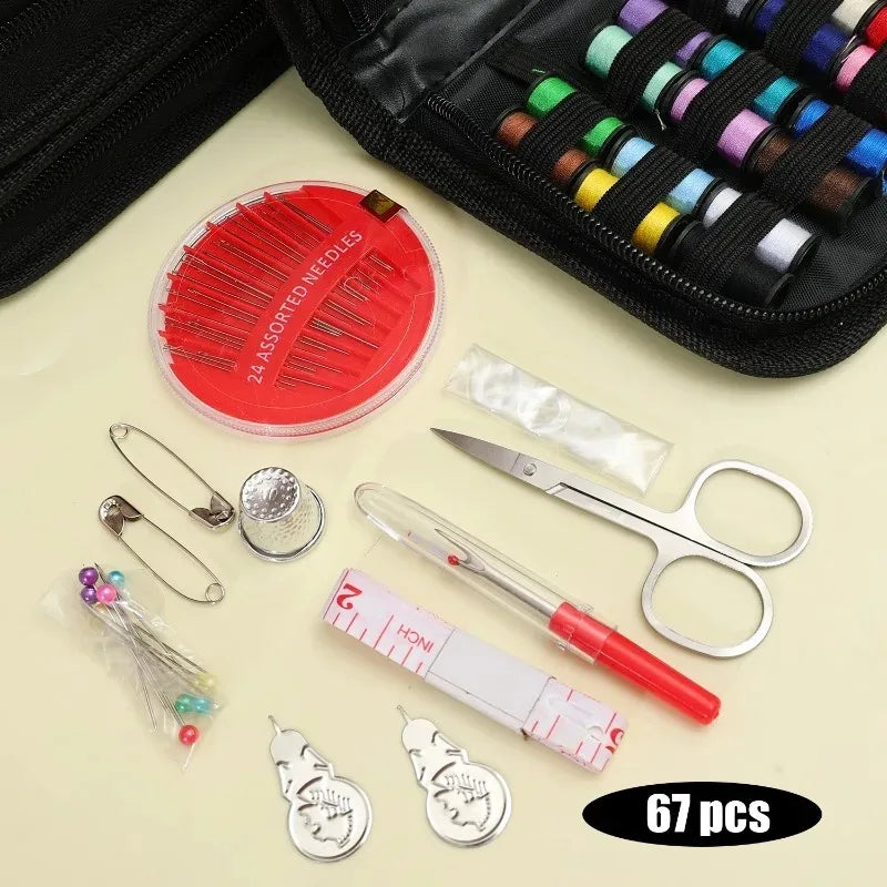 Sewing Kit Complete Set – Threads, Needles, Scissors & More