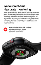 Medical Grade ECG & PPG Smart Watch | Blood Sugar, BMI, Uric Acid & Bluetooth Calling