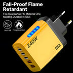 GaN USB-C Charger 5-in-1 Fast Charging Multi-Port Hub