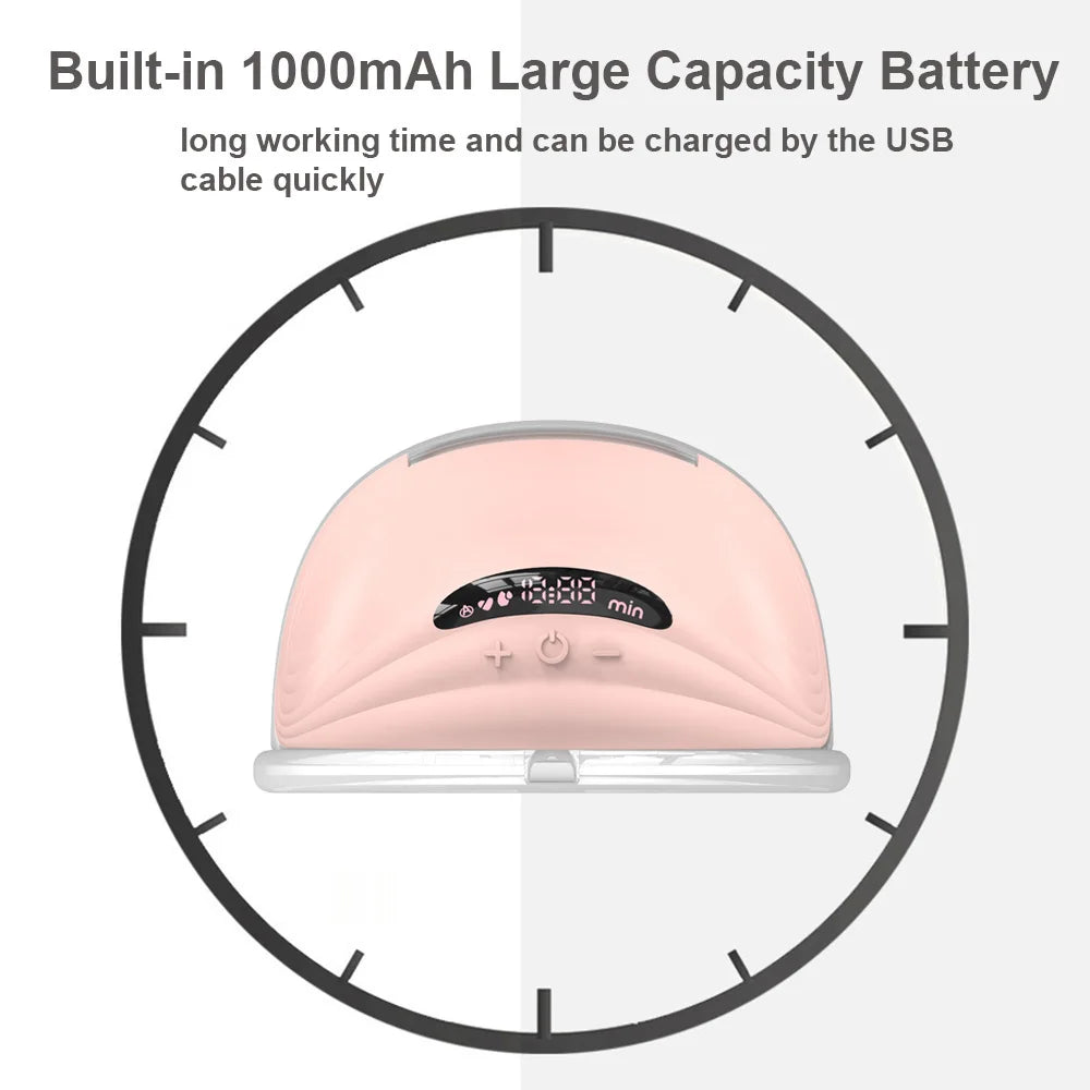 This breast pump has a built in 1000MAH large capacity battery