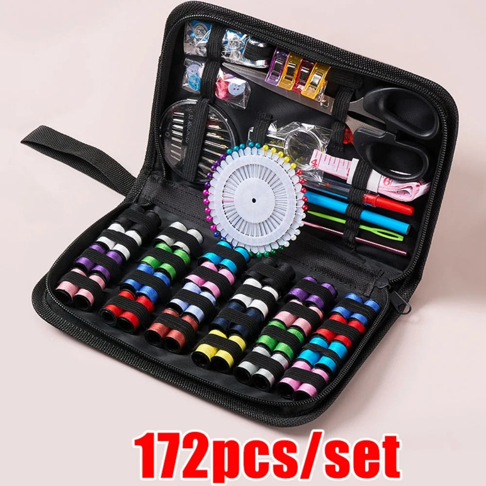 Sewing Kit Complete Set – Threads, Needles, Scissors & More