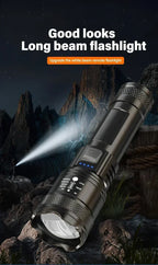Super Bright USB Rechargeable LED Flashlight