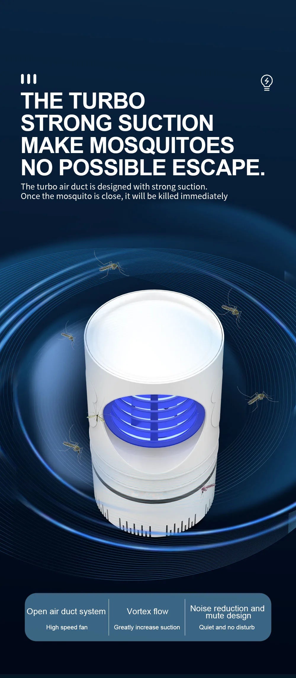 1 Piece Electric Fly Bug Mosquito Insect Killer