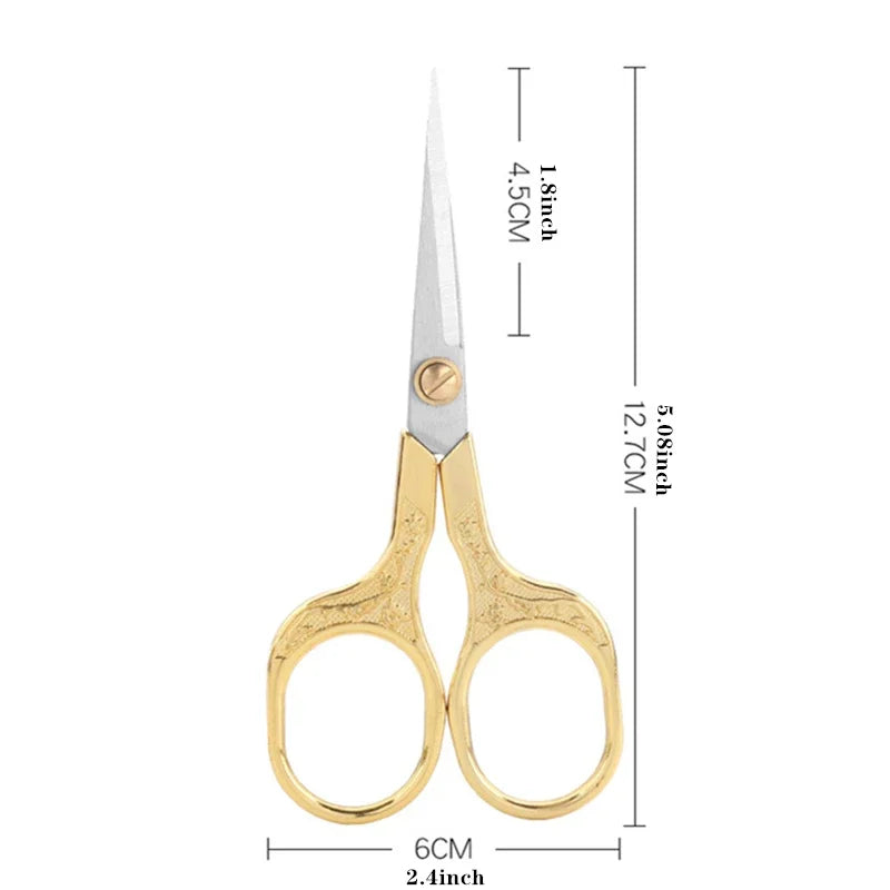 Retro Vintage Embroidery Scissors — Stainless Steel 5 Inch