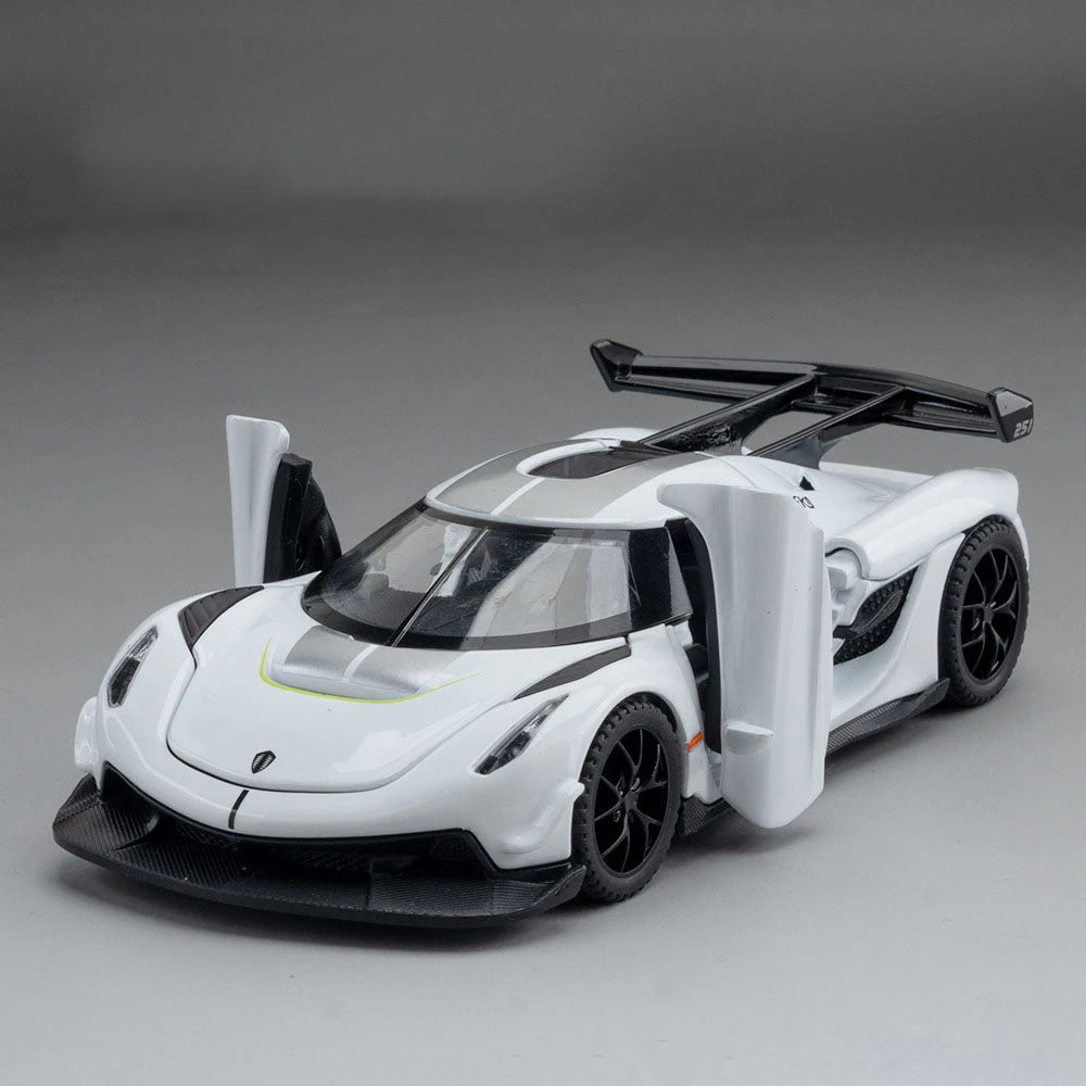 1:32 Scale Hypercar Diecast Supercar Model | Sound, Lights & Opening Doors