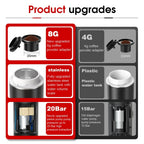 DENOKIN 3-in-1 Portable Espresso Coffee Machine — Capsule, Pod & Ground Coffee | Travel,- Camping & Home