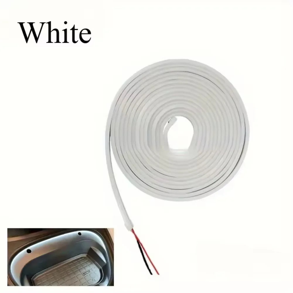 Car Boot LED Light Strip – Auto-Sensing Trunk Ambient Lighting, 2M & 4M | White & Warm