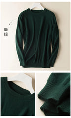 Men's Classic Cashmere Cotton Pullover Sweater – V-Neck & O-Neck