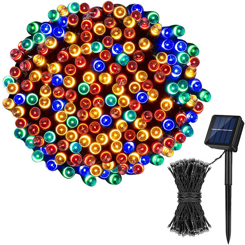 Solar Fairy String Lights – 8 Modes, Waterproof & Outdoor Ready