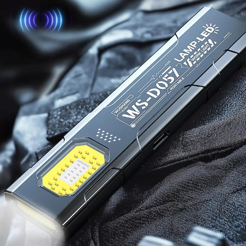 550 Lumen EDC Flashlight – 5 Modes, Clip, Magnetic Base & USB-C Charging