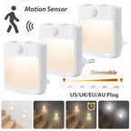 Motion Sensor Night Light - Dimmable LED with AU Plug