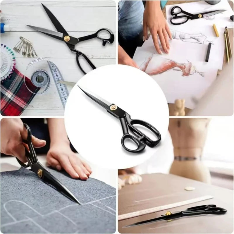 10 Inch Tailor Scissors with Blackening Process | Professional Fabric Shears