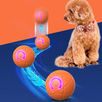 Interactive LED Rolling Dog Ball Toy – Auto-Moving & Rechargeable