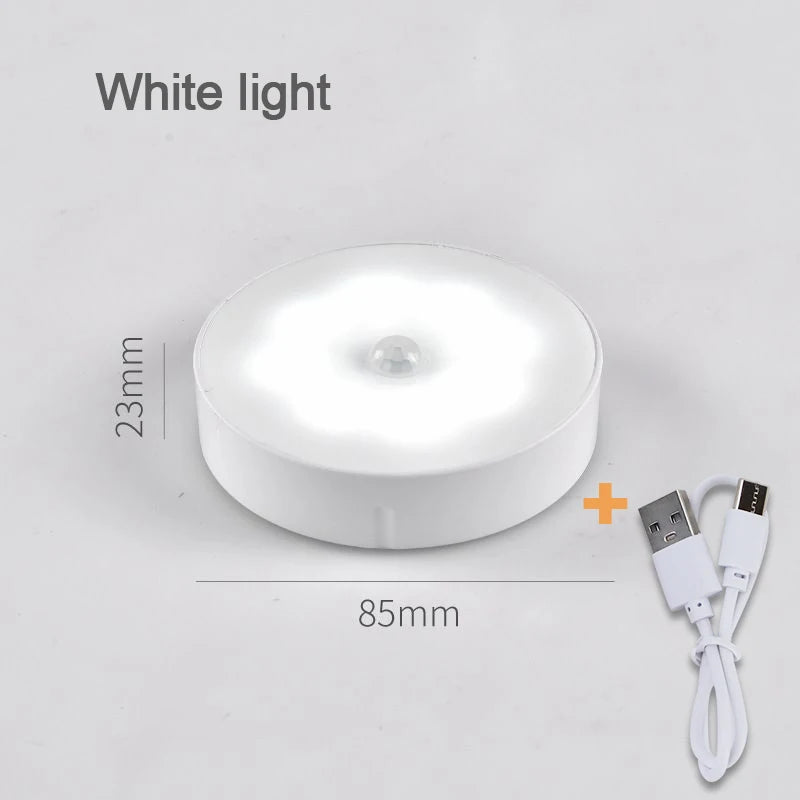Motion Sensor Light Night Light USB Rechargeable Night Lamp-