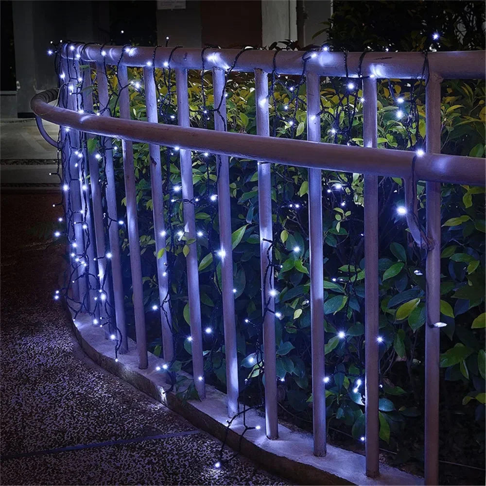 Solar Fairy String Lights – 8 Modes, Waterproof & Outdoor Ready