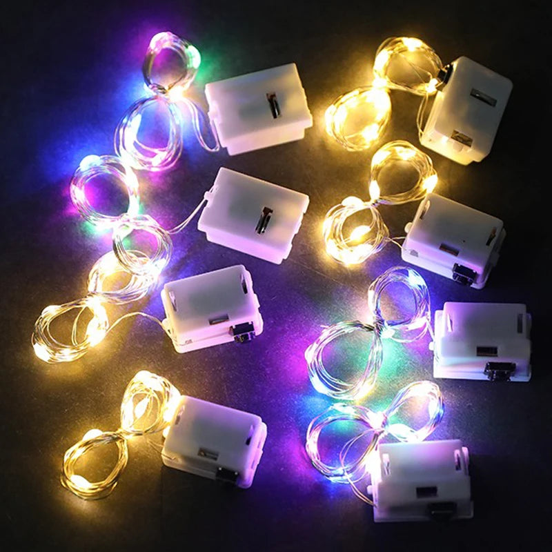 LED Fairy Lights – Battery Operated String Lights (5 Pack)