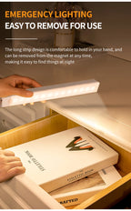 1-4Pcs Rechargeable PIR Motion Sensor LED Bar Light