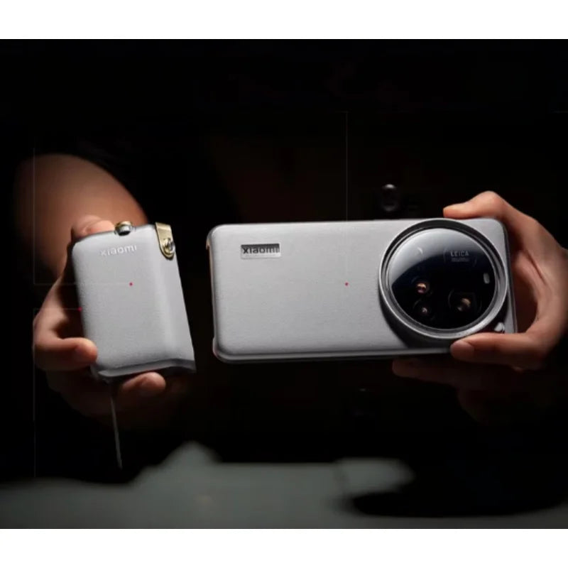 Two smartphones held side by side with a dark background