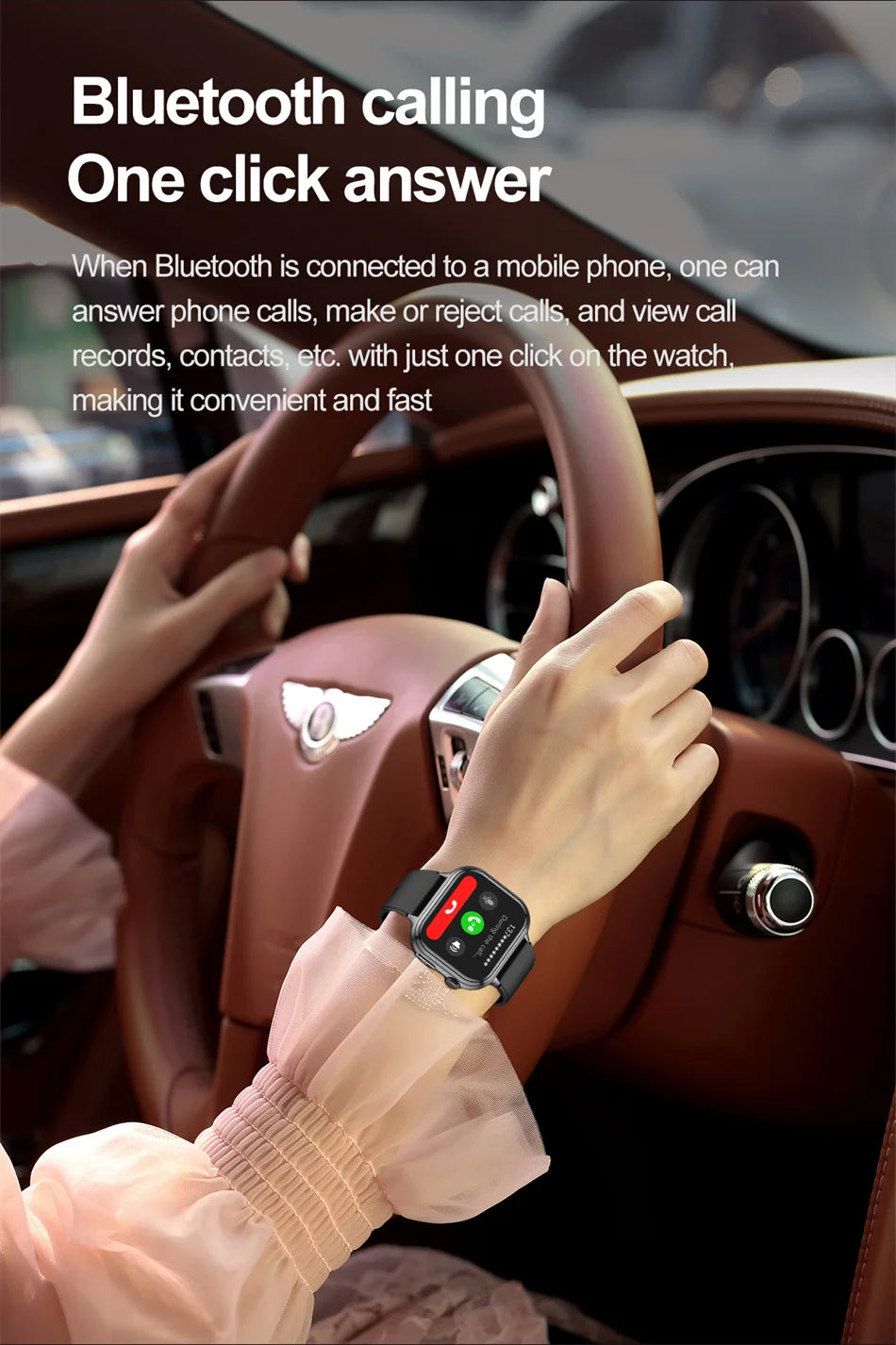 Medical Grade ECG & PPG Smart Watch | Blood Sugar, BMI, Uric Acid & Bluetooth Calling