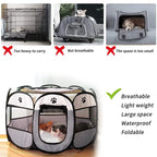 Foldable Pet Playpen & Tent | Indoor & Outdoor Dog & Cat Enclosure