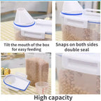 Airtight Pet Food Storage Bucket – 1.5KG & 2KG | Dog & Cat Grain Container